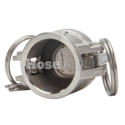 Stainless Steel 3/4" Camlock Female Dust Cap (USA)