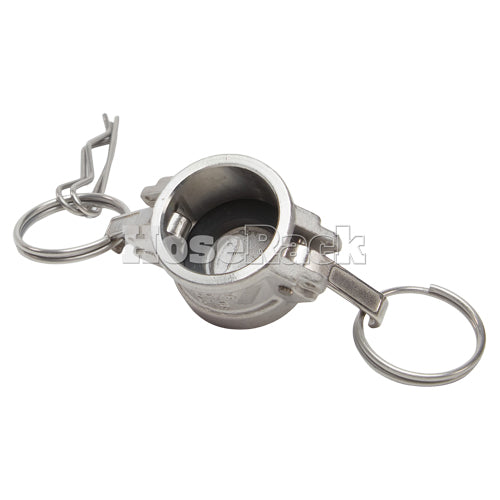 Stainless Steel 3/4" Camlock Female Dust Cap (USA)