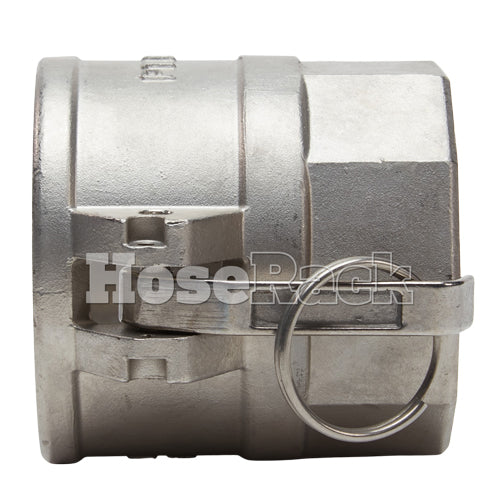 Stainless Steel 2 1/2" Female Camlock x 2 1/2" Female NPT (USA)