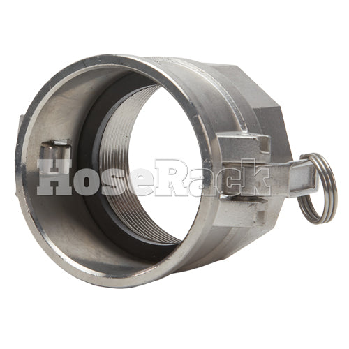 Stainless Steel 3" Female Camlock x 3" Female NPT (USA)