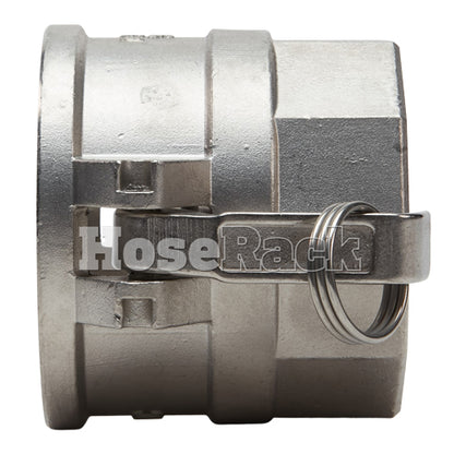 Stainless Steel 3" Female Camlock x 3" Female NPT (USA)