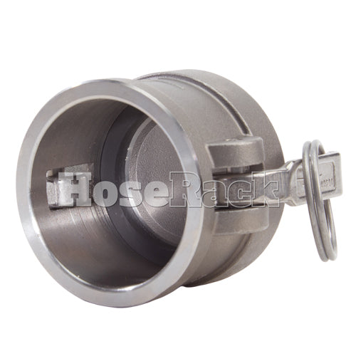 Stainless Steel 1 1/2" Camlock Female Dust Cap (USA)