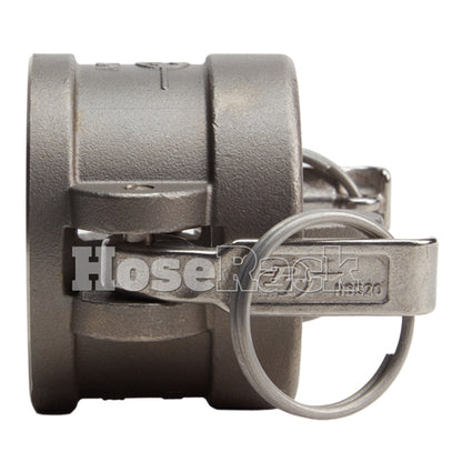 Stainless Steel 2" Camlock Female Dust Cap (USA)