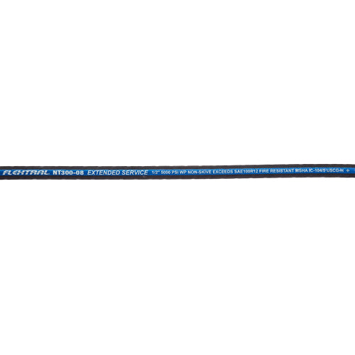 1/2" Hydraulic Hose with 4-Wire (Metric Fittings)