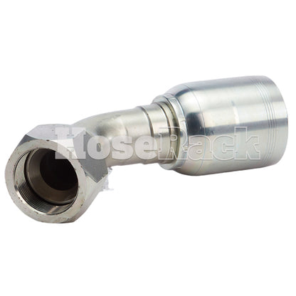 1 1/2" Female JIC Swivel 45° Elbow Hydraulic Fitting