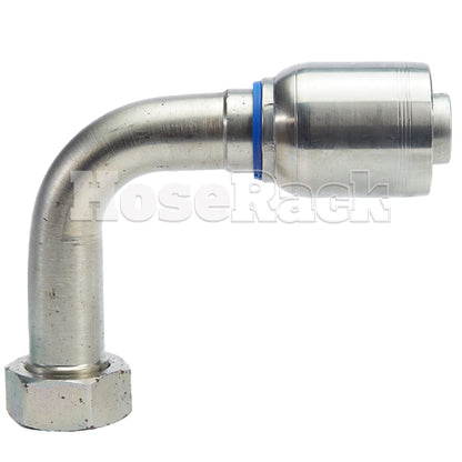 1 1/2" Female Face Seal Swivel 90° Elbow (ORFS) Hydraulic Fitting