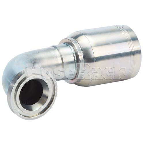 1 1/2" Code 61 Flange 90° Elbow Hydraulic Fitting