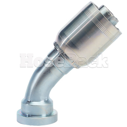 1 1/2" Code 62 Flange 45° Elbow Hydraulic Fitting