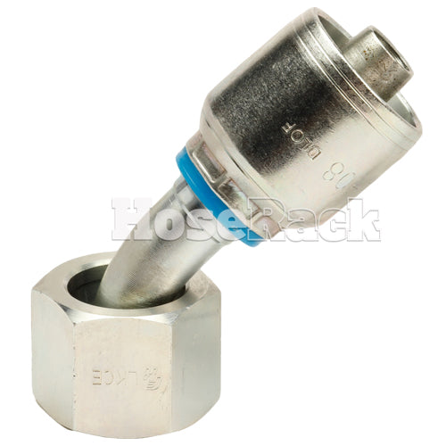 5/8" Female Face Seal Swivel 45° Elbow (ORFS) Hydraulic Fitting