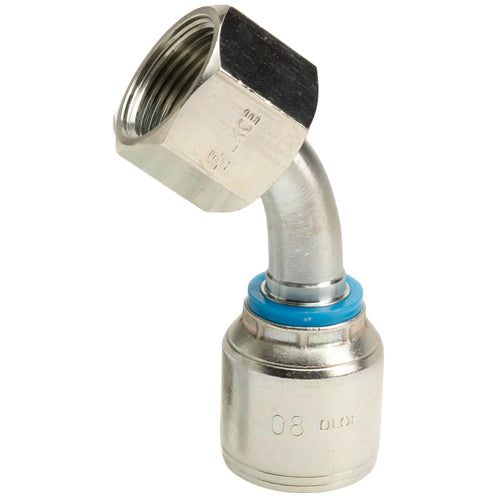 3/4" Female Face Seal Swivel 45° Elbow (ORFS) Hydraulic Fitting