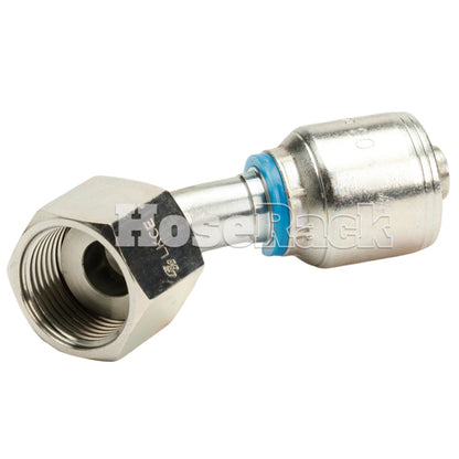 3/4" Female Face Seal Swivel 45° Elbow (ORFS) Hydraulic Fitting