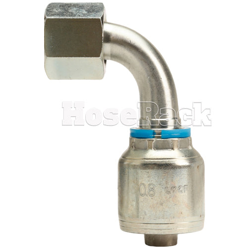 5/8" Female Face Seal Swivel 90° Elbow (ORFS) Hydraulic Fitting