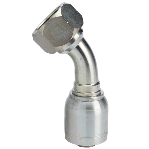 1 1/4" Female JIC Swivel 45° Elbow Hydraulic Fitting