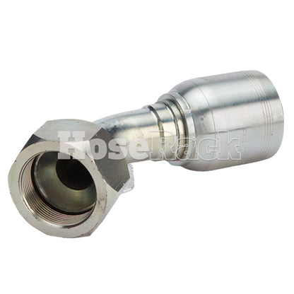 1 1/4" Female JIC Swivel 45° Elbow Hydraulic Fitting