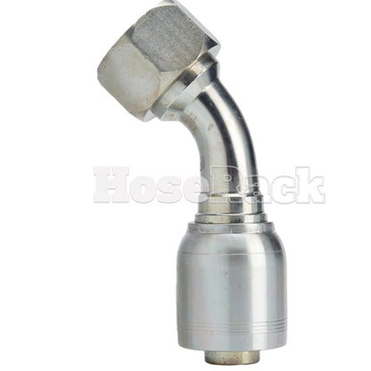 1 1/4" Female JIC Swivel 45° Elbow Hydraulic Fitting