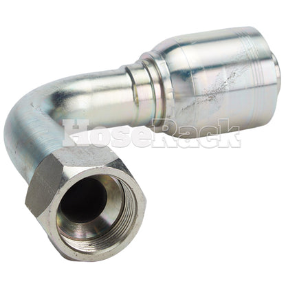 1 1/4" Female JIC Swivel 90° Long Drop Elbow Hydraulic Fitting