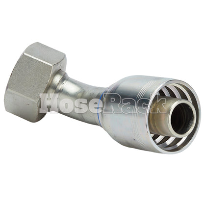 M52 X 2.0 Female Swivel 24° Cone (Heavy S38) with O-Ring 45° Elbow Hydraulic Fitting