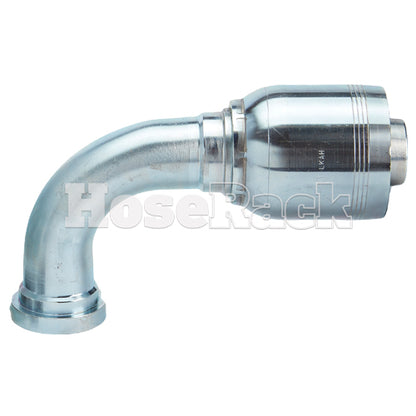 1" Code 61 Flange 90° Elbow Hydraulic Fitting