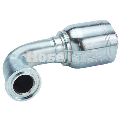 1" Code 61 Flange 90° Elbow Hydraulic Fitting