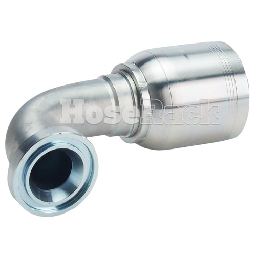 1 1/4" Code 61 Flange 90° Elbow Hydraulic Fitting