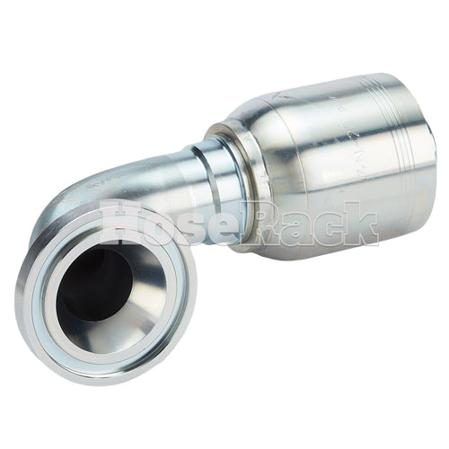 1 1/2" Code 61 Flange 90° Elbow Hydraulic Fitting