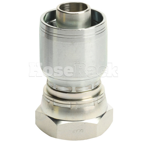 1 1/4" Female British Standard Parallel Pipe O-Ring Swivel Hydraulic Fitting