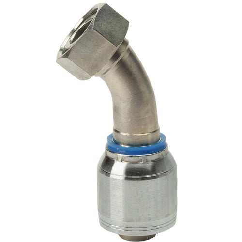 M36 X 2.0 Female Swivel 24° Cone 45° (Light L28) with O-Ring 45° Elbow Hydraulic Fitting