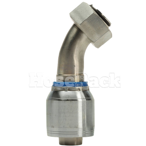 M36 X 2.0 Female Swivel 24° Cone 45° (Light L28) with O-Ring 45° Elbow Hydraulic Fitting