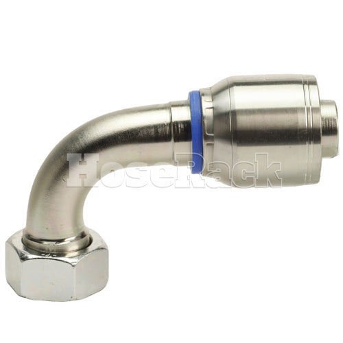 M36 X 2.0 Female Swivel 24° Cone 90° (Light L28) with O-Ring 90° Elbow Hydraulic Fitting