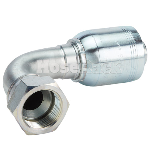 1" Female JIC Swivel 90° Medium Drop Elbow Hydraulic Fitting