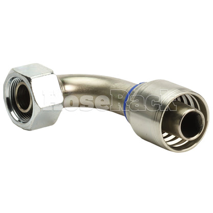 M36 X 2.0 Female Swivel 24° Cone (Heavy S25) with O-Ring 90° Elbow Hydraulic Fitting