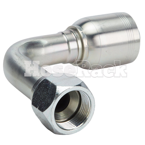 1" Female JIC Swivel 90° Long Drop Elbow Hydraulic Fitting