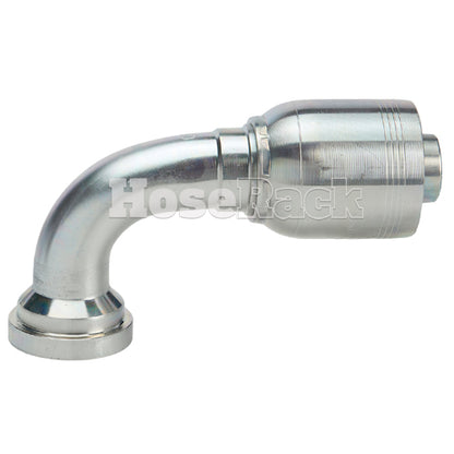 1" Code 61 Flange 90° Elbow Hydraulic Fitting