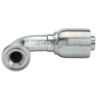 1" Code 61 Flange 90° Elbow Hydraulic Fitting