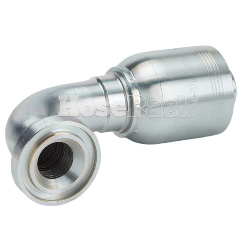 1" Code 61 Flange 90° Elbow Hydraulic Fitting