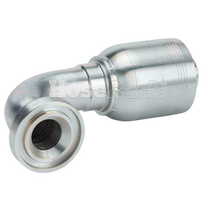 1" Code 61 Flange 90° Elbow Hydraulic Fitting