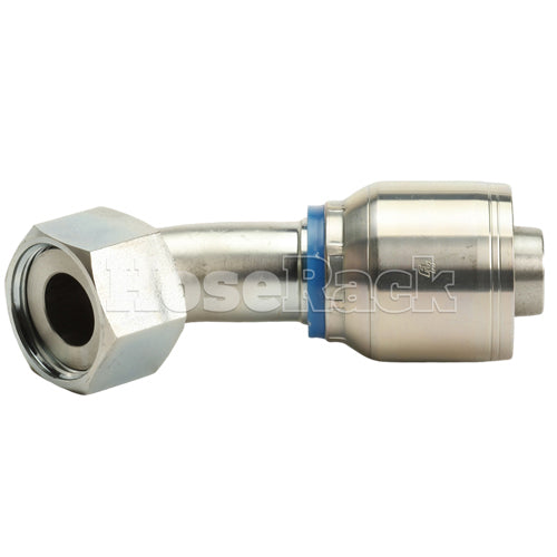 1" Female Face Seal Swivel 45° Elbow (ORFS) Hydraulic Fitting