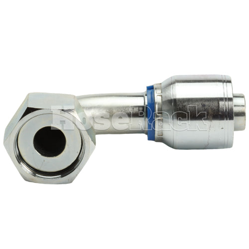 1" Female Face Seal Swivel 90° Elbow (ORFS) Hydraulic Fitting