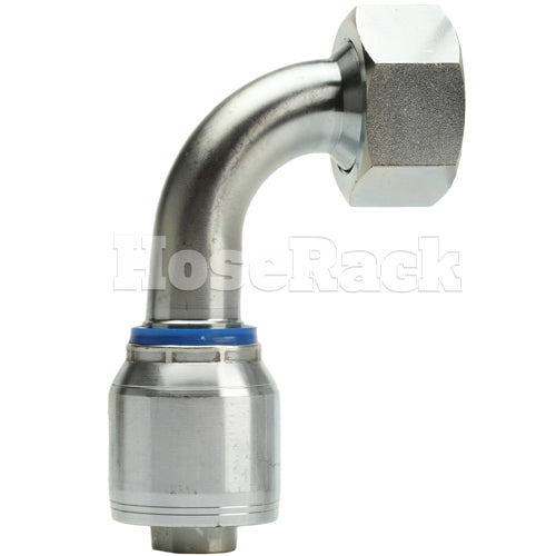 1 1/4" Female Face Seal Swivel 90° Elbow (ORFS) Hydraulic Fitting