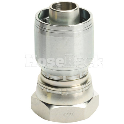 1" Female British Standard Parallel Pipe O-Ring Swivel Hydraulic Fitting