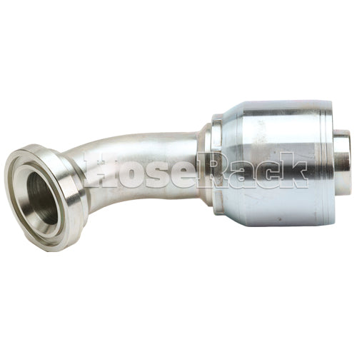 1 1/4" Code 61 Flange 45° Elbow Hydraulic Fitting