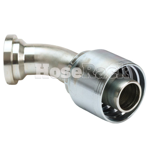 1 1/4" Code 61 Flange 45° Elbow Hydraulic Fitting