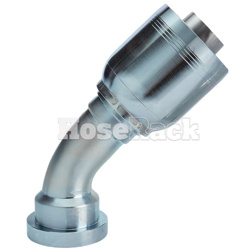 1 1/4" Code 62 Flange 45° Elbow Hydraulic Fitting