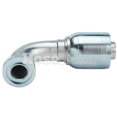 3/4" Code 62 Flange 90° Elbow Hydraulic Fitting