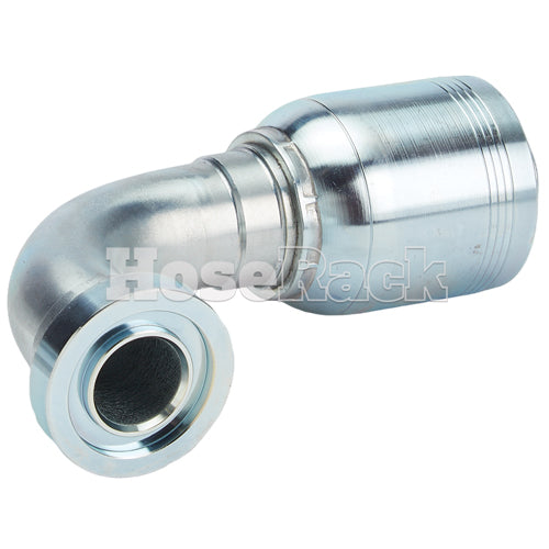 3/4" Code 62 Flange 90° Elbow Hydraulic Fitting