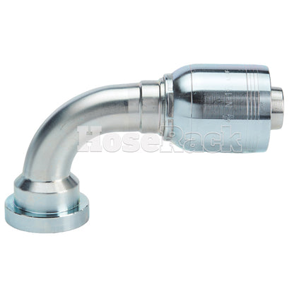 1" Code 62 Flange 90° Elbow Hydraulic Fitting