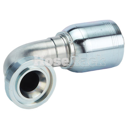 1" Code 62 Flange 90° Elbow Hydraulic Fitting