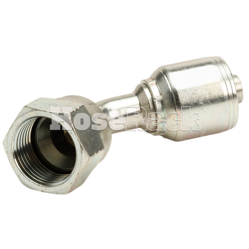 3/4" Female JIC Swivel 45° Elbow Hydraulic Fitting