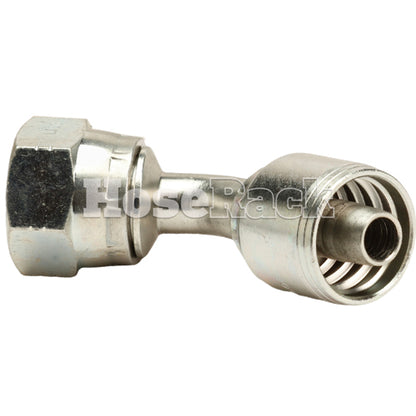 3/4" Female JIC Swivel 45° Elbow Hydraulic Fitting