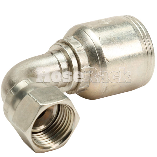 5/8" Female JIC Swivel 90° Short Drop Elbow Hydraulic Fitting